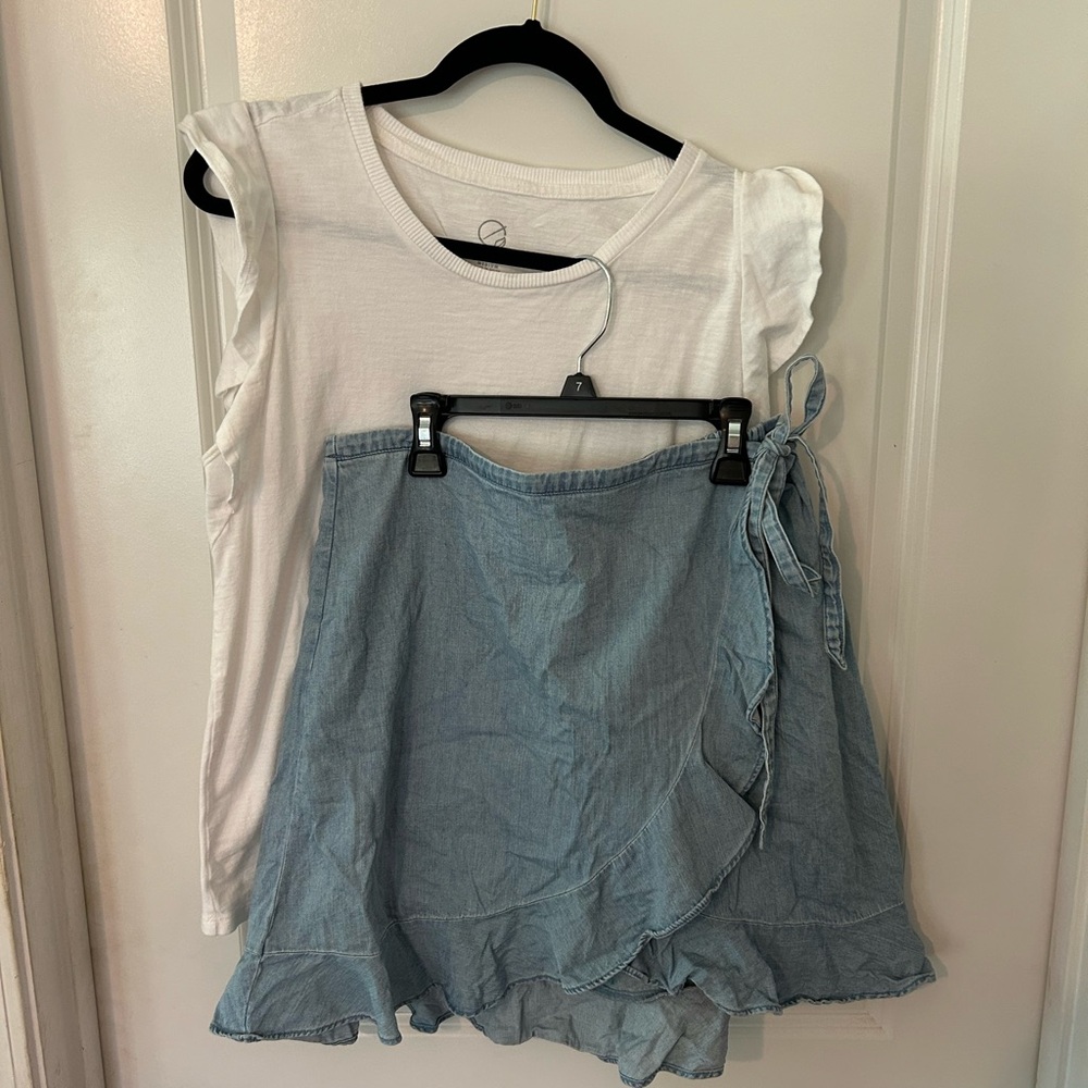 J. Crew Mercantile wrap skirt